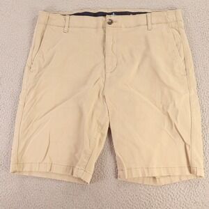 Nat Nast Shorts Mens 40 Beige Tan Cotton Chinos Casual Golf
